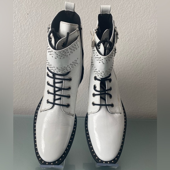 Women’s White Ankle Boot Bruno Premi - Picture 3 of 7